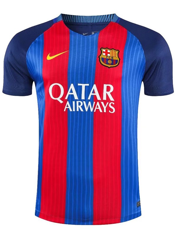 Barcelona maillot rétro domicile uniforme de football FCB vintage premier maillot de football sportswear homme 2016-2017