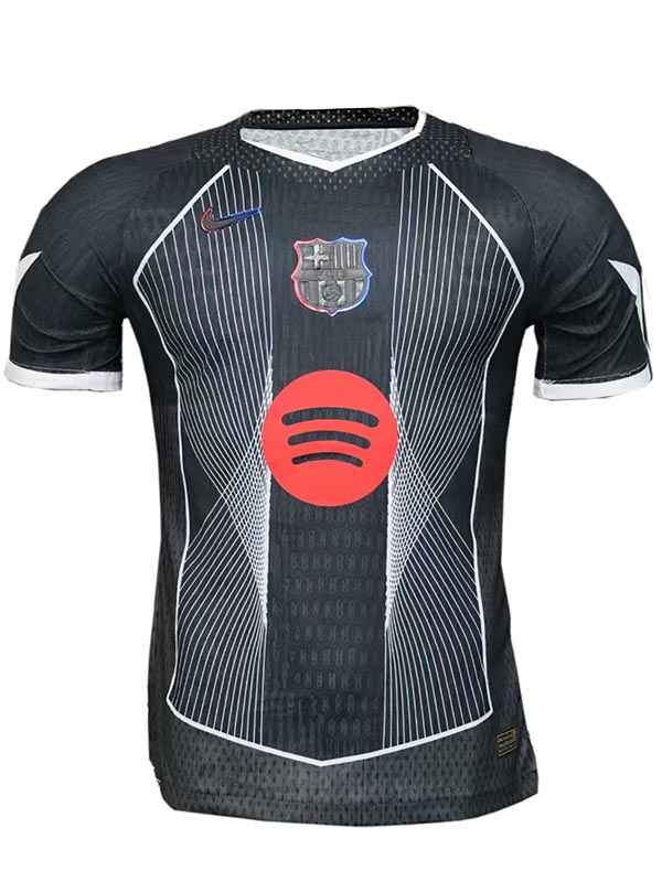 Barcelona maillot de football noir édition spéciale pour adulte tenue de sport pour homme haut 2025-2026