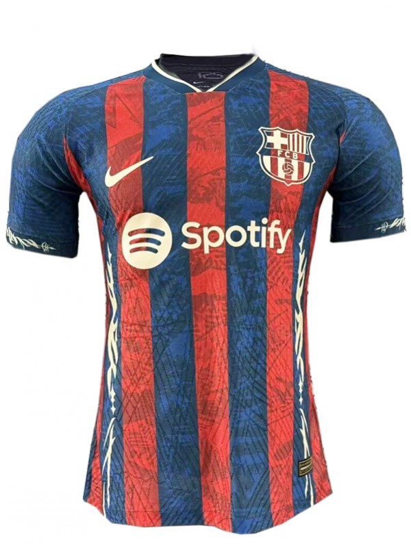 Barcelona maillot de football version joueur adulte bleu marine rouge uniforme de football hommes dragon spécial kit de football hauts vêtements de sport chemise 2024-2025