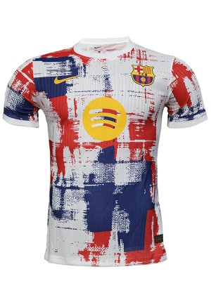 Barcelona maillot de football édition spéciale pour adulte rouge bleu blanc uniforme d'entraînement pour homme, haut de sport 2025-2026