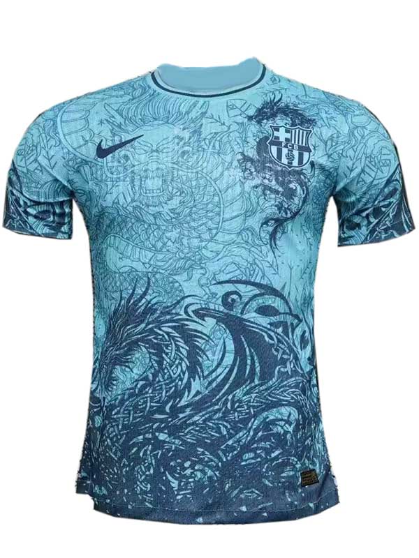 Barcelona maillot édition spéciale uniforme de football adulte kit de football dragon bleu pour hommes hauts chemise de sport 2025-2026