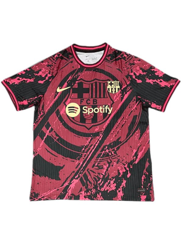 Barcelona maillot de football rouge pour homme édition spéciale uniforme de football pour adulte haut de sport 2025-2026