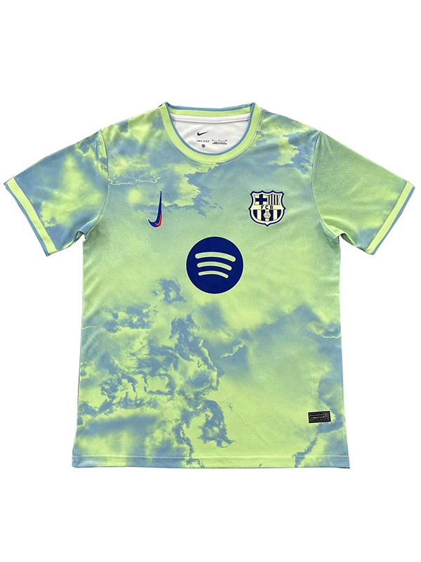 Barcelona maillot de football vert édition spéciale pour adulte tenue de sport pour homme haut 2025-2026
