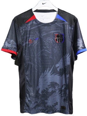 Barcelona maillot spécial d'entraînement d'avant-match uniforme noir adulte pour homme 2025-2026