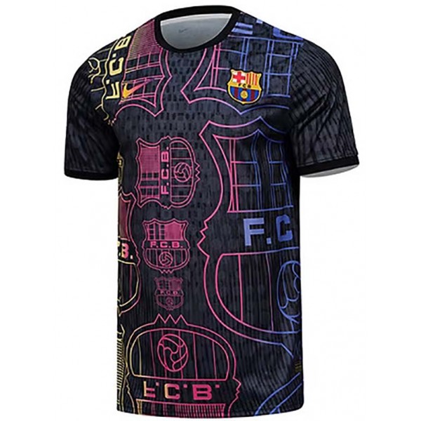 Barcelona maillot de football édition spéciale pour adulte noir et or kit d'entraînement pour homme haut de sport 2025-2026