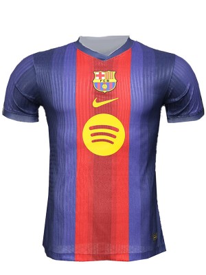 Barcelona maillot de football édition spéciale pour adulte bleu marine et rouge tenue d'entraînement pour homme haut de sport 2025-2026