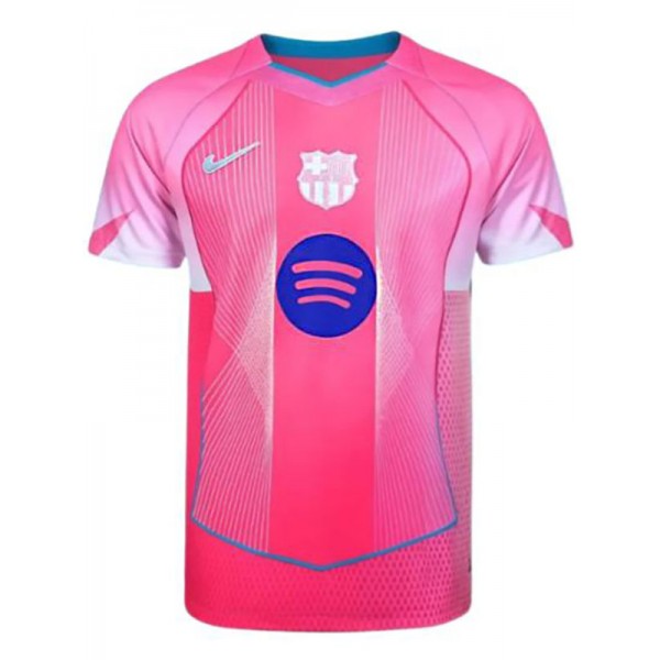 Barcelona maillot de football rose pour adulte édition spéciale joueur tenue d'entraînement pour homme haut de sport 2025-2026