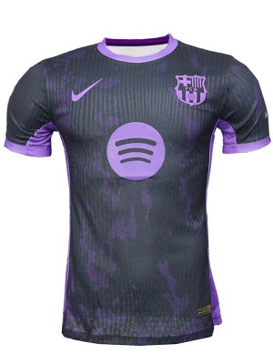 Barcelona maillot de football spécial pour homme noir et violet tenue de sport 2025-2026