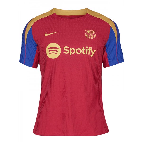 Barcelona maillot de football rouge version spéciale joueur uniforme vêtements de sport pour hommes kit de football haut chemise 2024-2025