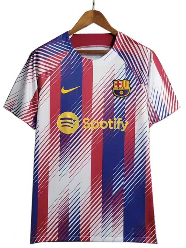 Barcelona maillot d'entraînement uniforme de football d'avant-match vêtements de sport pour hommes hauts de football chemise de sport 2024-2025