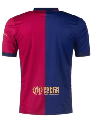 Barcelona maillot de football travis scott domicile pour adulte uniforme de football bleu et rouge pour homme haut de sport 2024-2025
