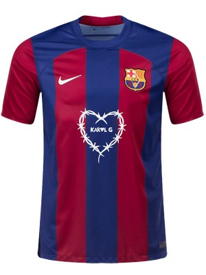 Barcelona x Karol G maillot domicile uniforme de football kit de football pour hommes maillot haut de sport 2023-2024