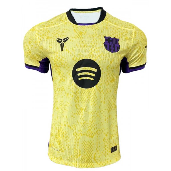 Barcelona x Kobe Bryant maillot spécial uniforme de football adulte kit de football jaune pour hommes hauts chemise de sport 2025-2026