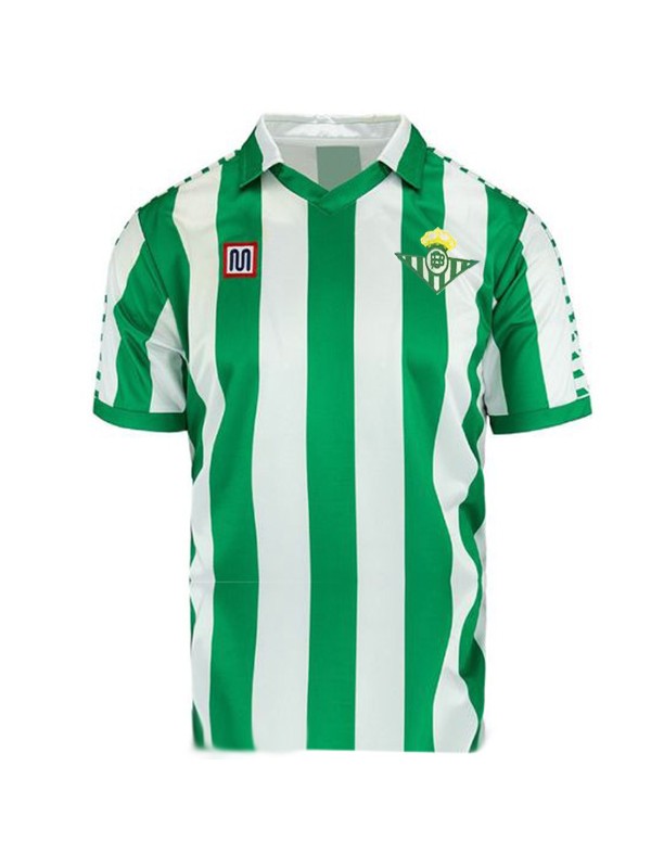 Real Betis domicile maillot rétro uniforme de football hommes premier kit de football sport hauts chemise 1982-1985