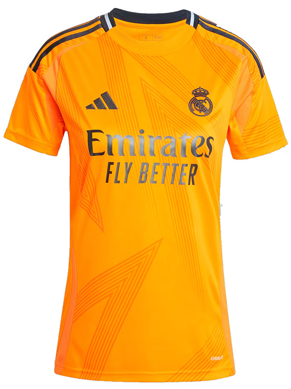 Real madrid maillot de football extérieur pour femme kit de football pour femme deuxième tenue de sport uniforme de football haut chemise de sport 2024-2025