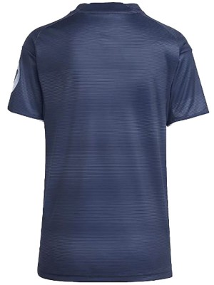 Real madrid maillot de football extérieur pour femme kit de football pour femme deuxième tenue de sport uniforme de football haut chemise de sport 2025-2026