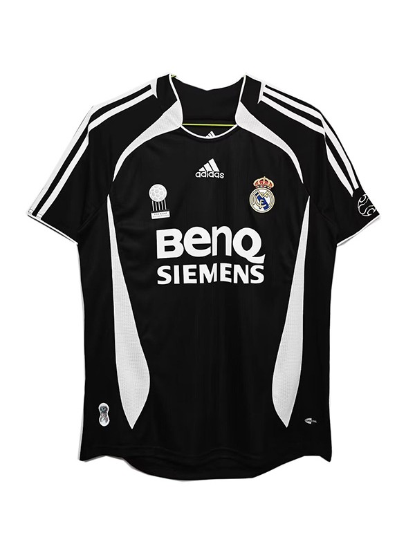 Real madrid maillot rétro uniforme vintage kit de football pour hommes hauts de sport chemise 2006-2007