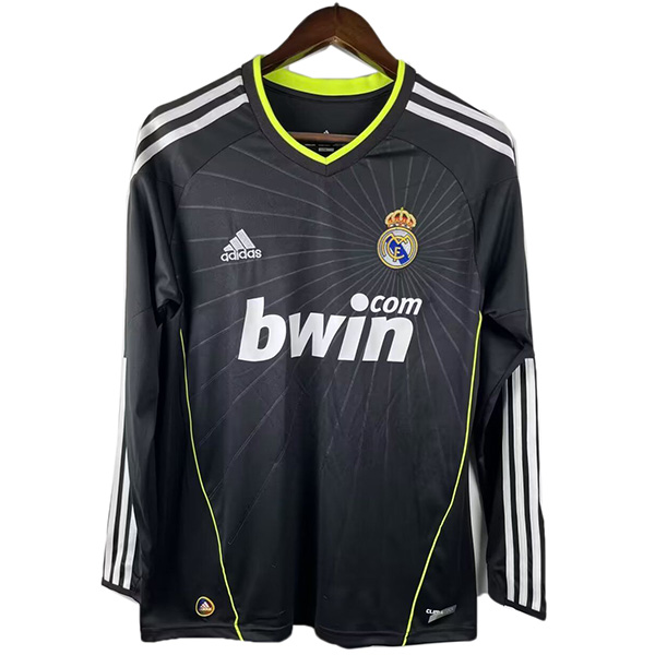 Real madrid loin rétro maillot à manches longues maillot de football deuxième maillot de football pour hommes 2010-2011