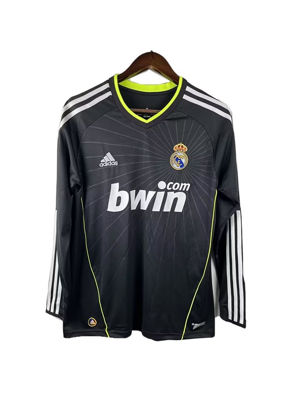 Real madrid loin rétro maillot à manches longues maillot de football deuxième maillot de football pour hommes 2010-2011