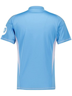 Real Madrid maillot de gardien de but à domicile bleu ciel uniforme de football vêtements de sport pour hommes kit de football haut chemise 2024-2025