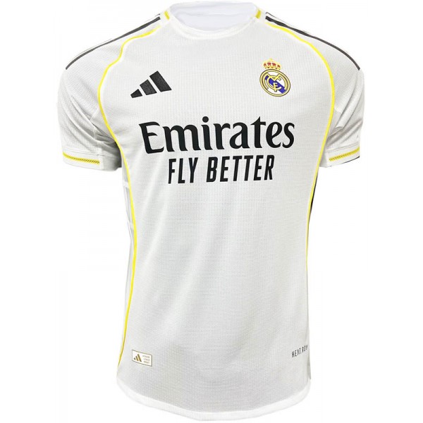 Real madrid maillot domicile uniforme de football pour hommes premier kit de football hauts chemise de sport 2025-2026