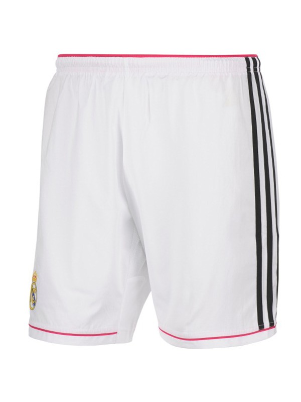 Real madrid maillot rétro domicile shorts premier pantalon de maillot de football uniforme de vêtements de sport de football pour hommes 2014-2015