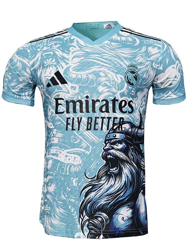 Real madrid maillot de football bleu ciel pour adulte uniforme d'entraînement spécial à bas prix vêtements de sport pour hommes, hauts de football chemise de sport 2025-2026