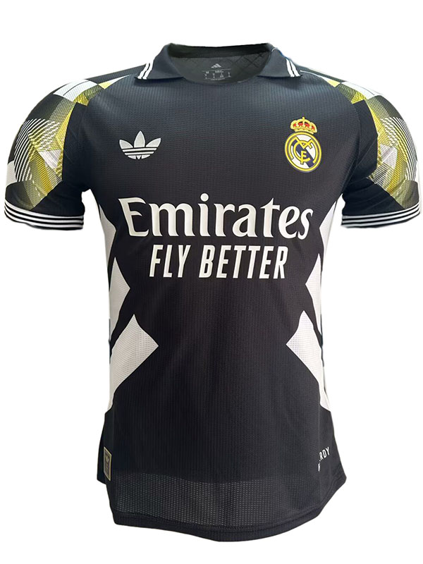 Real madrid maillot édition spéciale noire uniforme d'entraînement vêtements de sport de football pour homme maillots de football 2025-2026