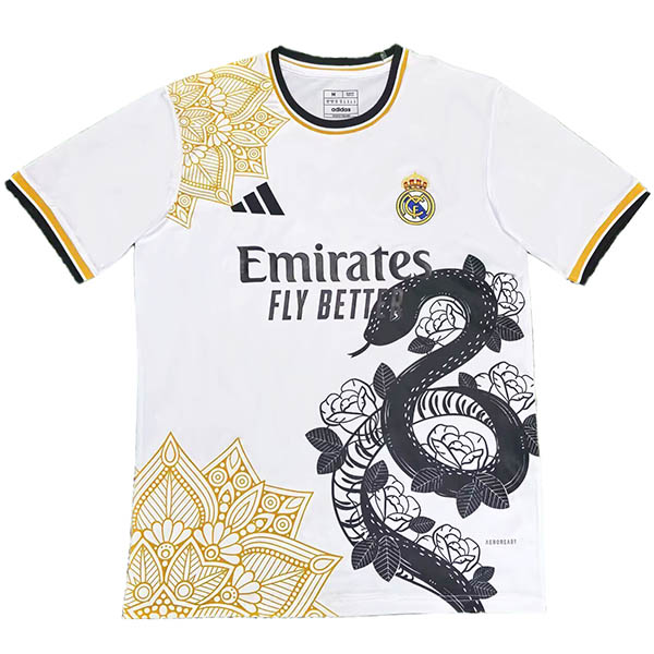 Real Madrid maillot de football spécial pour adulte uniforme de football noir serpent kit de vêtements de sport pour hommes haut de football 2025-2026