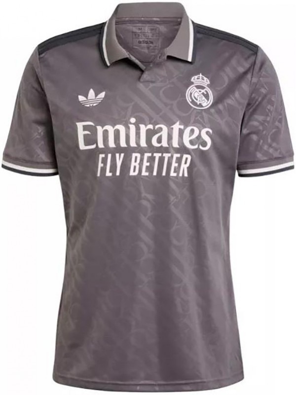 Real madrid troisième maillot uniforme de football haut de maillot de football 3ème sportswear homme 2024-2025