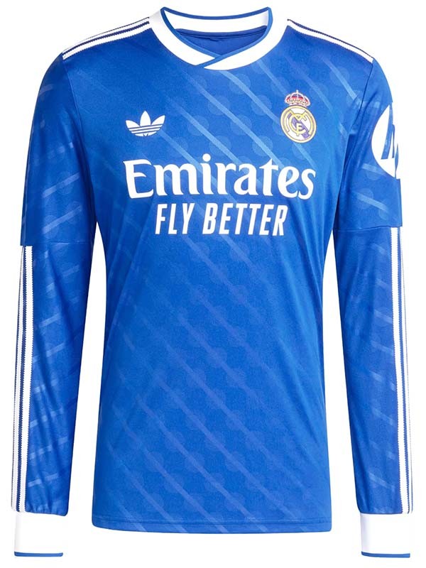 Real madrid troisième maillot à manches longues uniforme de football adulte tenue de football homme 3ème tenue sportswear 2025-2026