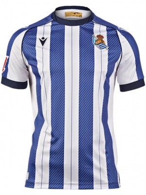 Real Sociedad maillot domicile de football pour adulte uniforme de football pour homme première tenue de football haut de sport 2025-2026