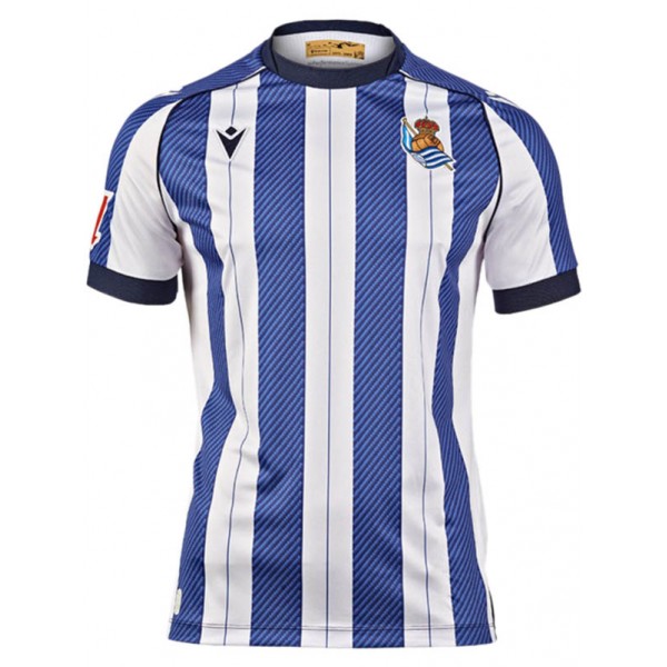 Real Sociedad maillot domicile de football pour adulte uniforme de football pour homme première tenue de football haut de sport 2025-2026
