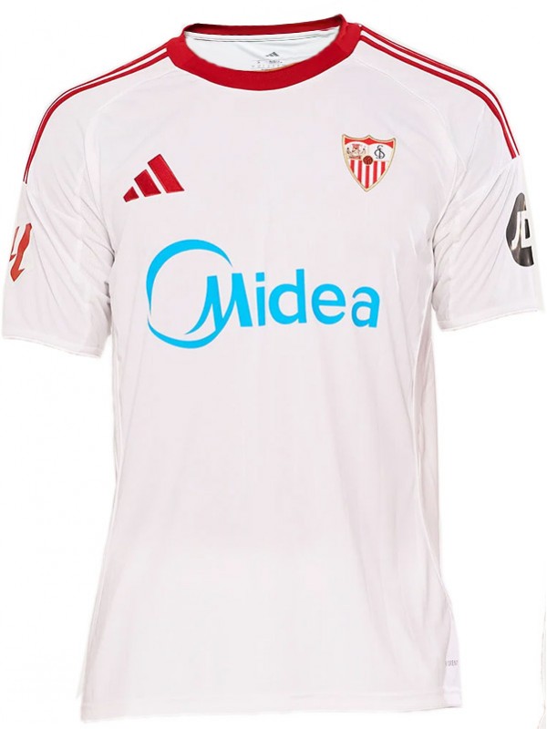 Sevilla maillot domicile de football pour adulte uniforme de football pour homme première tenue de sport haut de football 2025-2026