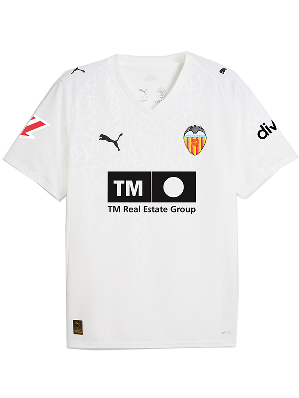 Valencia maillot domicile de football pour adulte uniforme de football pour homme première tenue de sport haut 2025-2026