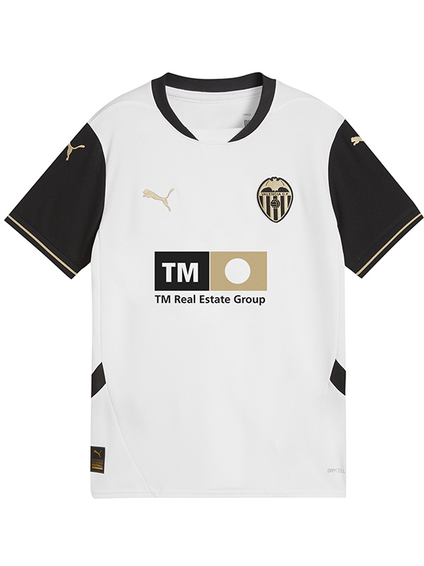 Valencia maillot domicile uniforme de football premier kit de football de sport pour hommes haut chemise 2024-2025