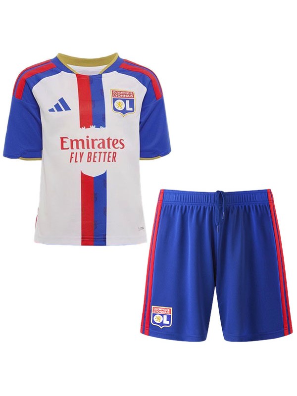 Olympique Lyonnais home kids kit 2026-2027