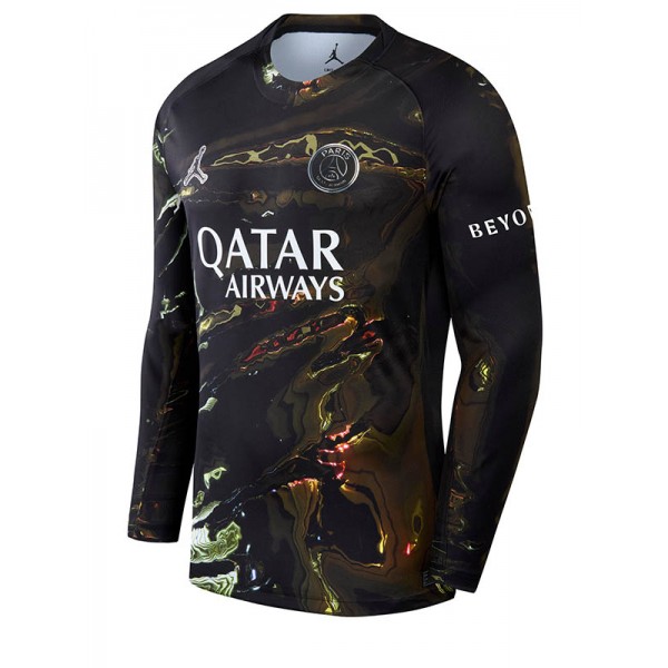 Jordan paris saint-germain special long sleeve black jersey 2026-2027