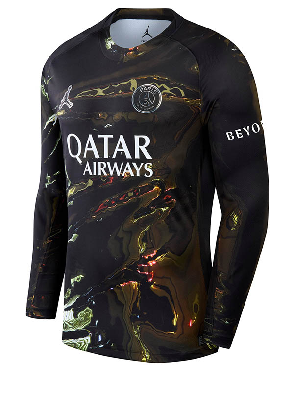Jordan paris saint-germain special long sleeve black jersey 2026-2027