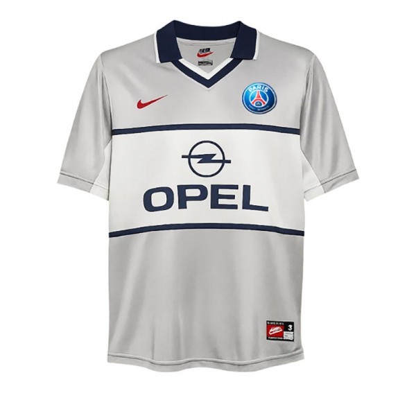 Paris saint-germain away jersey mens retro shirt 2000-2001