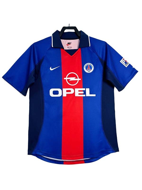 Paris saint-germain home jersey mens retro shirt 2000-2001