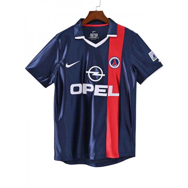 Paris saint-germain home jersey mens retro shirt 2001-2002
