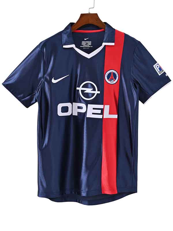 Paris saint-germain home jersey mens retro shirt 2001-2002