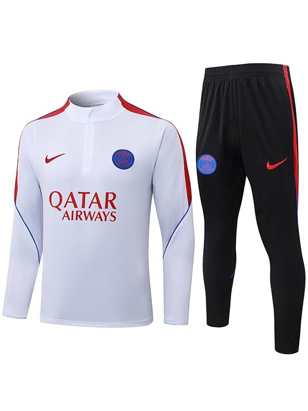 Paris saint-germain tracksuit mens white black training kit 2026-2027