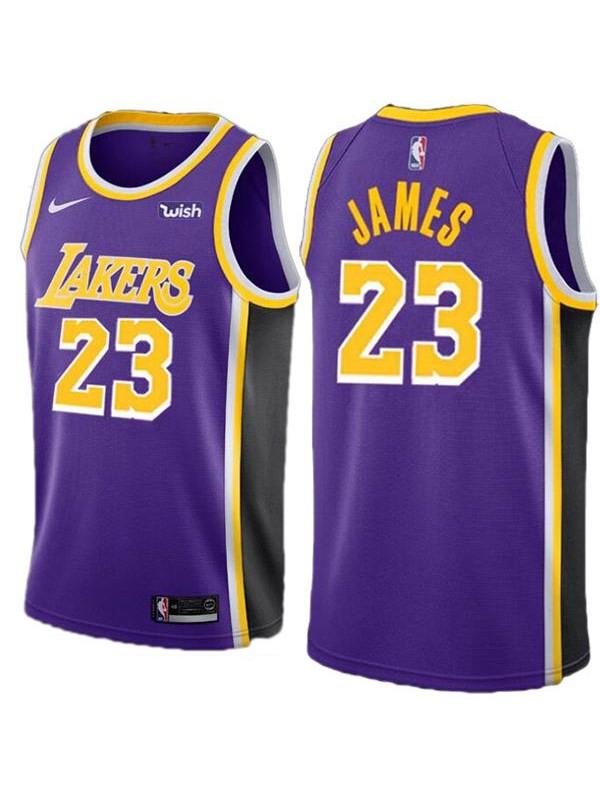 Los Angeles Lakers LeBron James 23 Statement Basketball Edition Swingman Jersey Violet 2019-2020