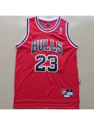 Bulls Michael Jordan Road 23 Basketball Uniforms AU Retro Jerseys