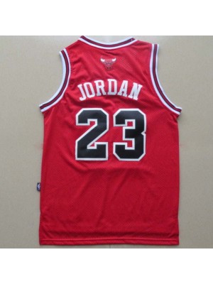 Bulls Michael Jordan Road 23 Basketball Uniforms AU Retro Jerseys