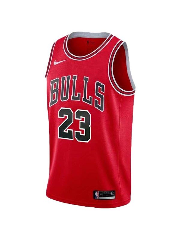 Chicago Bulls 23 Michael Jordan City NBA Basketball Swingman Jersey Maillot Édition Rouge Noir 2021