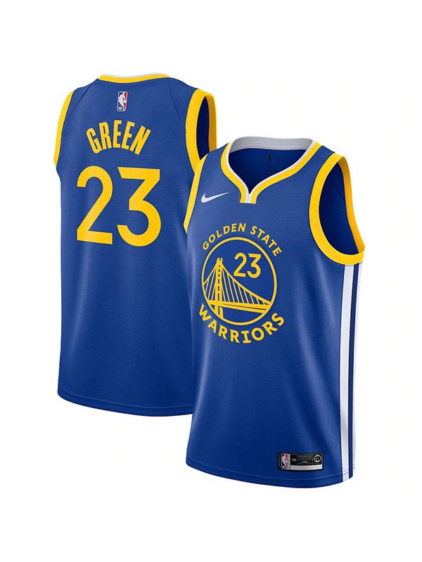 Golden State Warriors 23 maillot Draymond Green le kit swingman uniforme de basket-ball de la ville bleu chemise édition limitée 2022