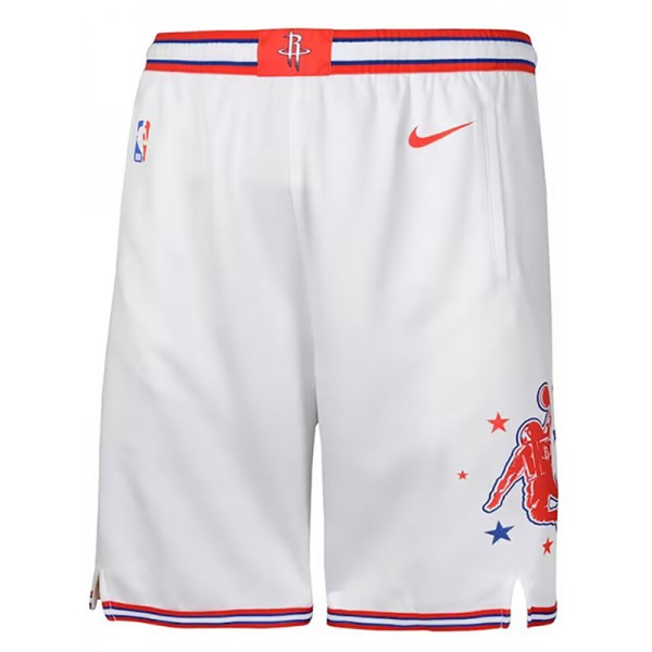 Houston Rockets city edition maillot homme icône swingman short de basket kit blanc